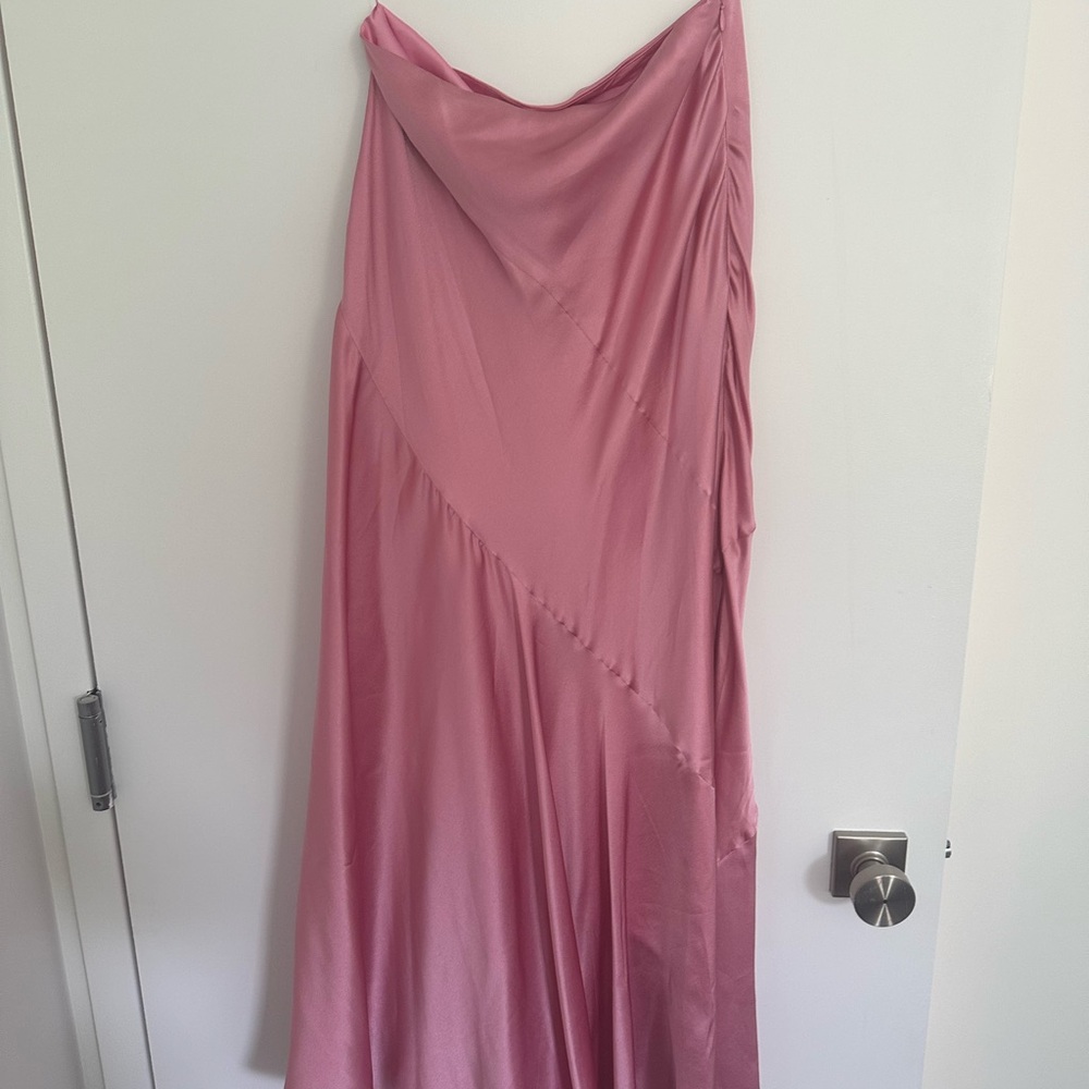 Cult Gaia Pink Maxi Skirt